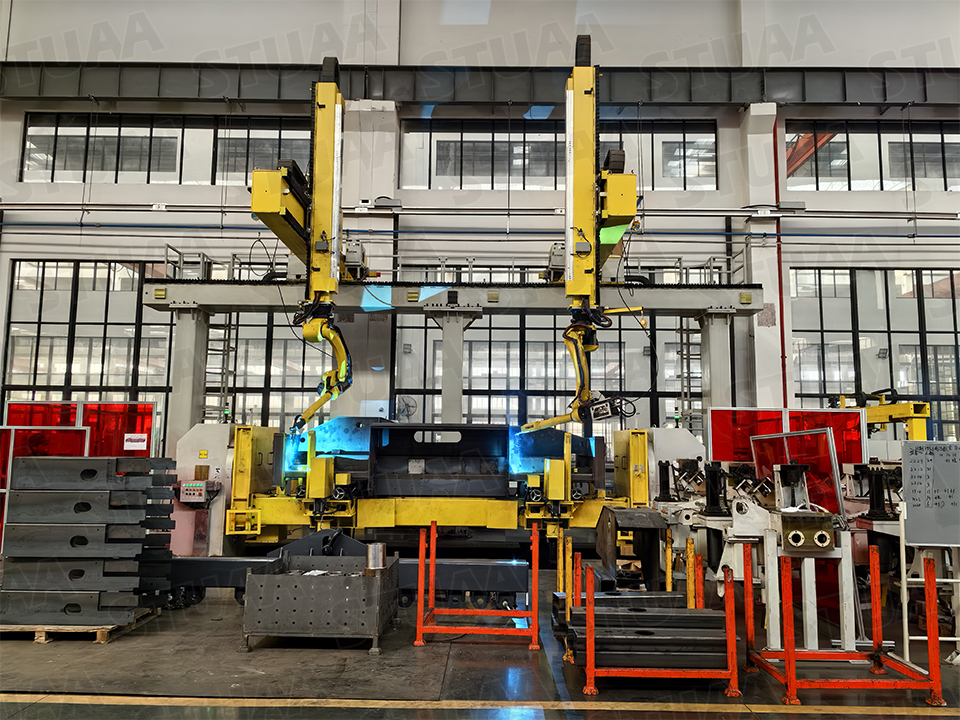 Robot Welding Line for Straight and Curved Arm Trucks