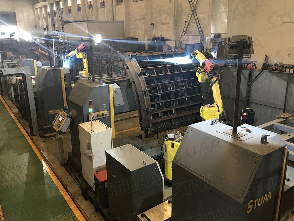 Robotic Welding System for Wind Turbine Stator Segment