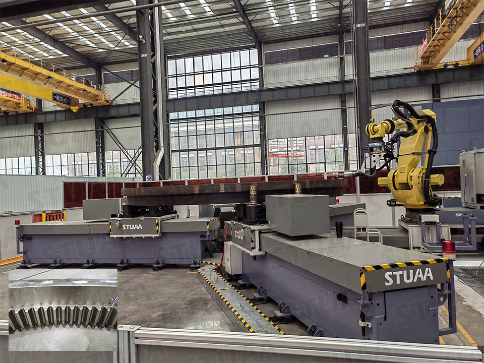 Automated system for soft bag grinding and tooth chamfering