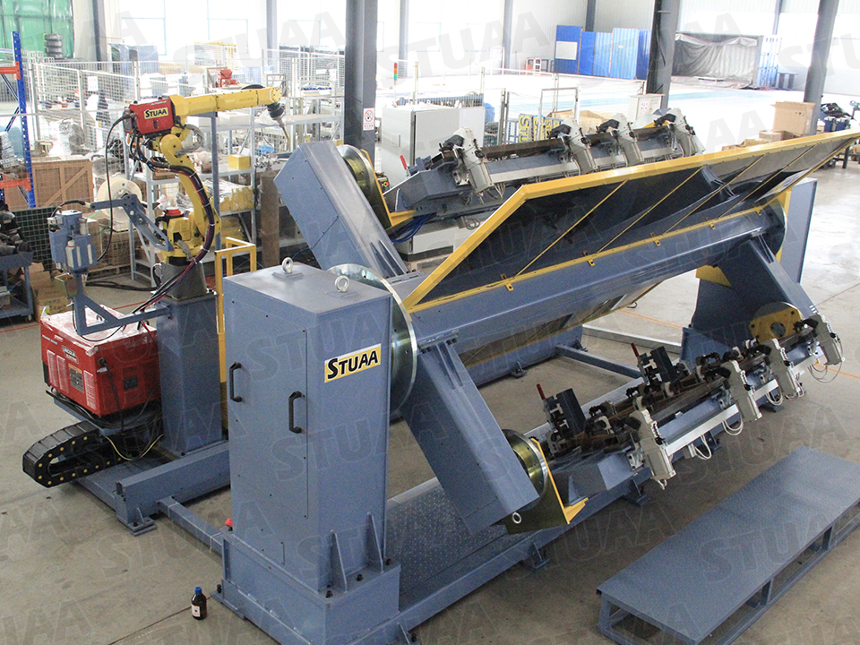 Robot Welding System for Underframe of Train