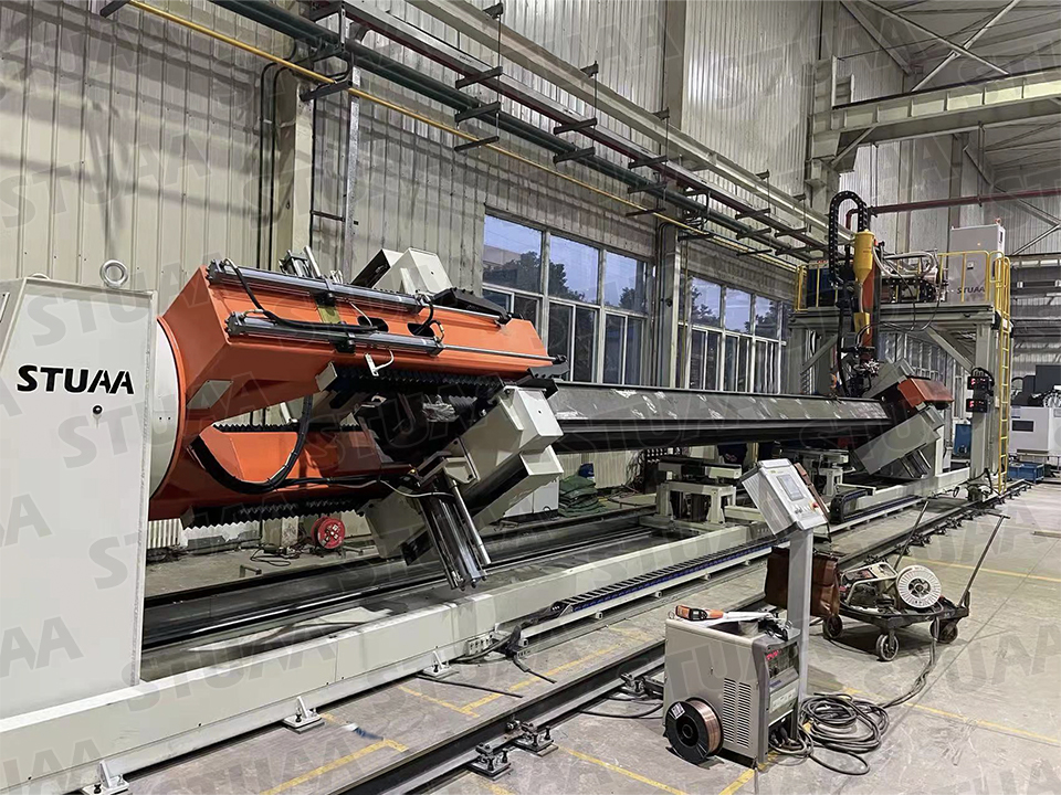 H-beam submerged arc welding machine