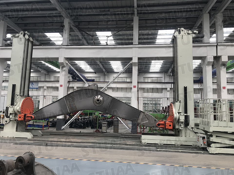 M-type head and tail type lifting and turning and positioner