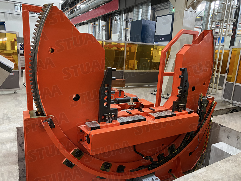 Half circle type positioner